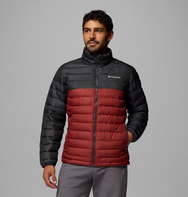 Powder Lite II Jacket, Color: Red Oxide, Shark, image 3