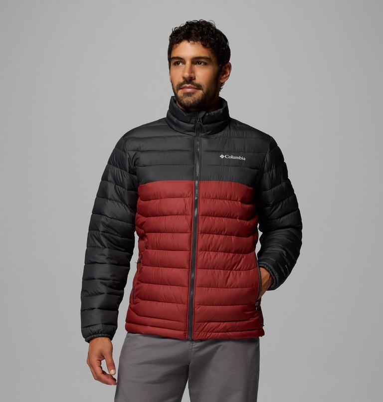 Powder Lite II Jacket, Color: Red Oxide, Shark, image 1