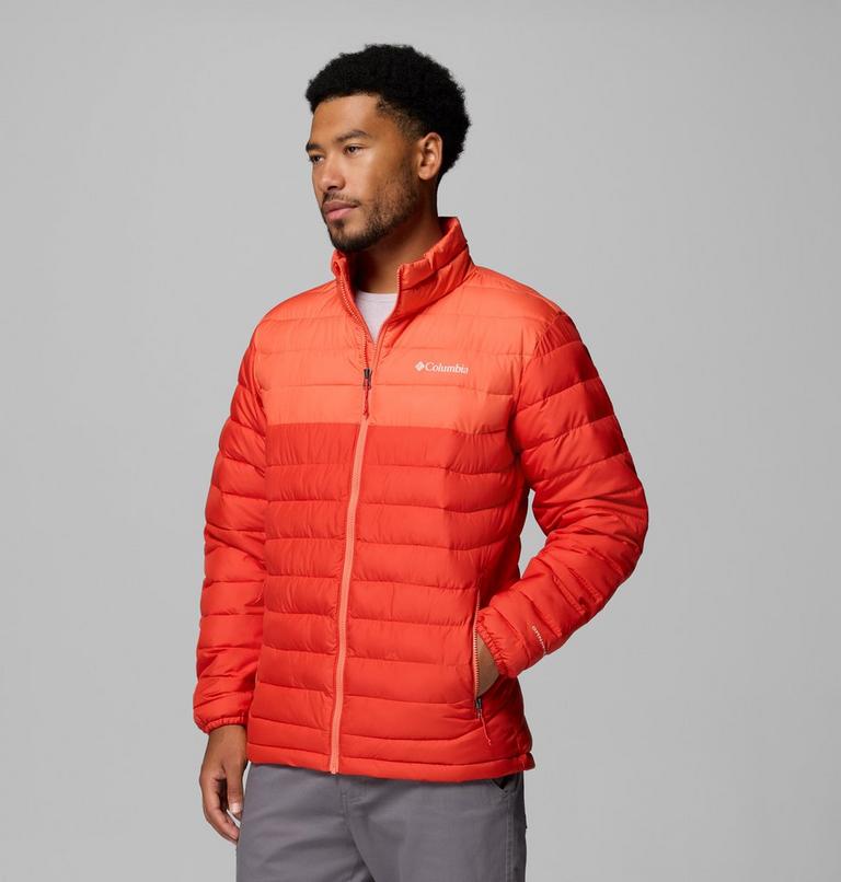 Men&rsquo;s Powder Lite II Insulated Jacket, Color: Super Sonic, Zing, image 4