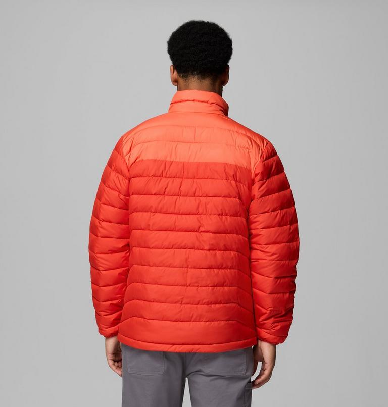 Men&rsquo;s Powder Lite II Insulated Jacket, Color: Super Sonic, Zing, image 3