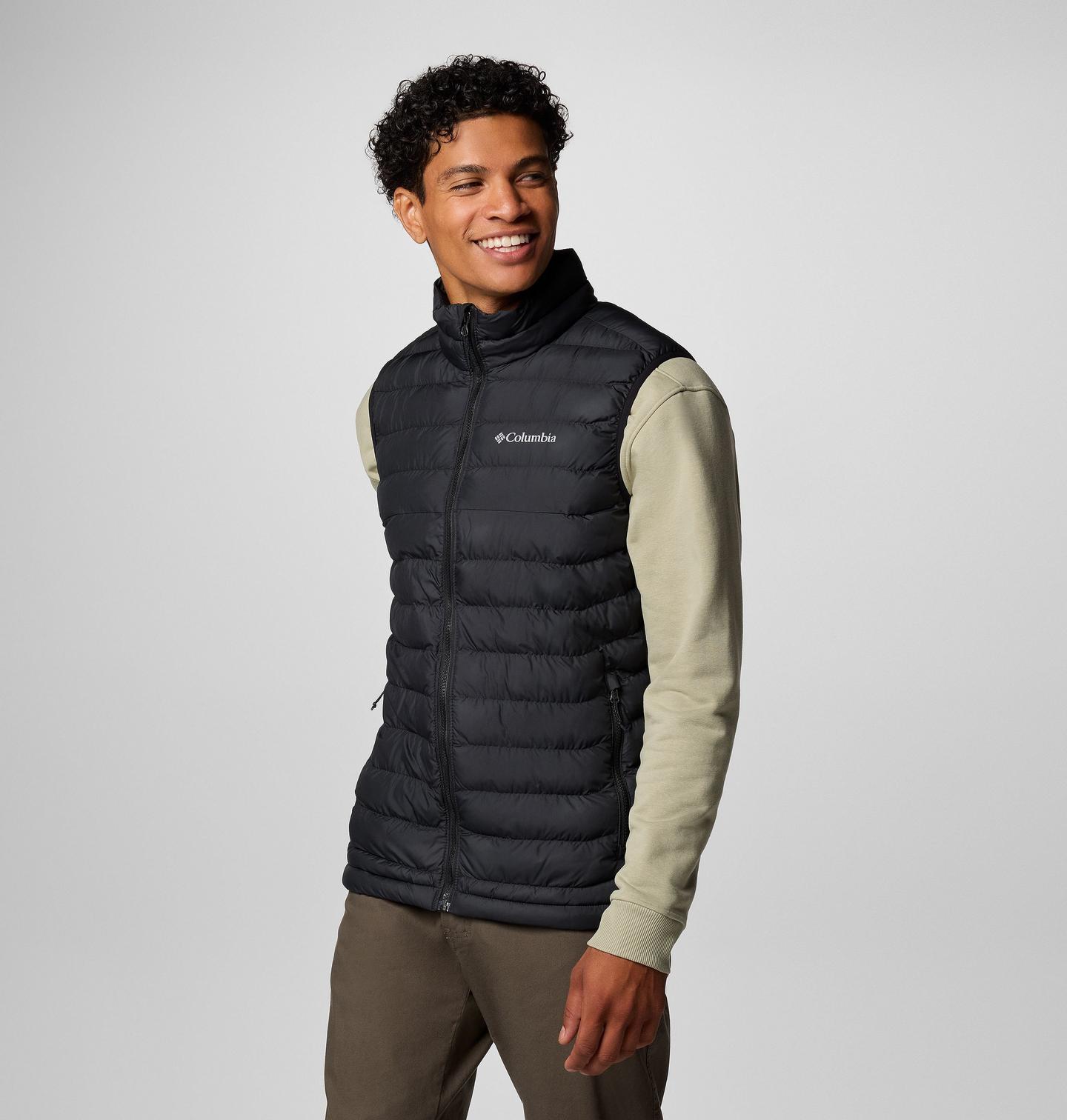 Мужской жилет Columbia Powder Lite II Vest, цвет: Чёрный — фото 4