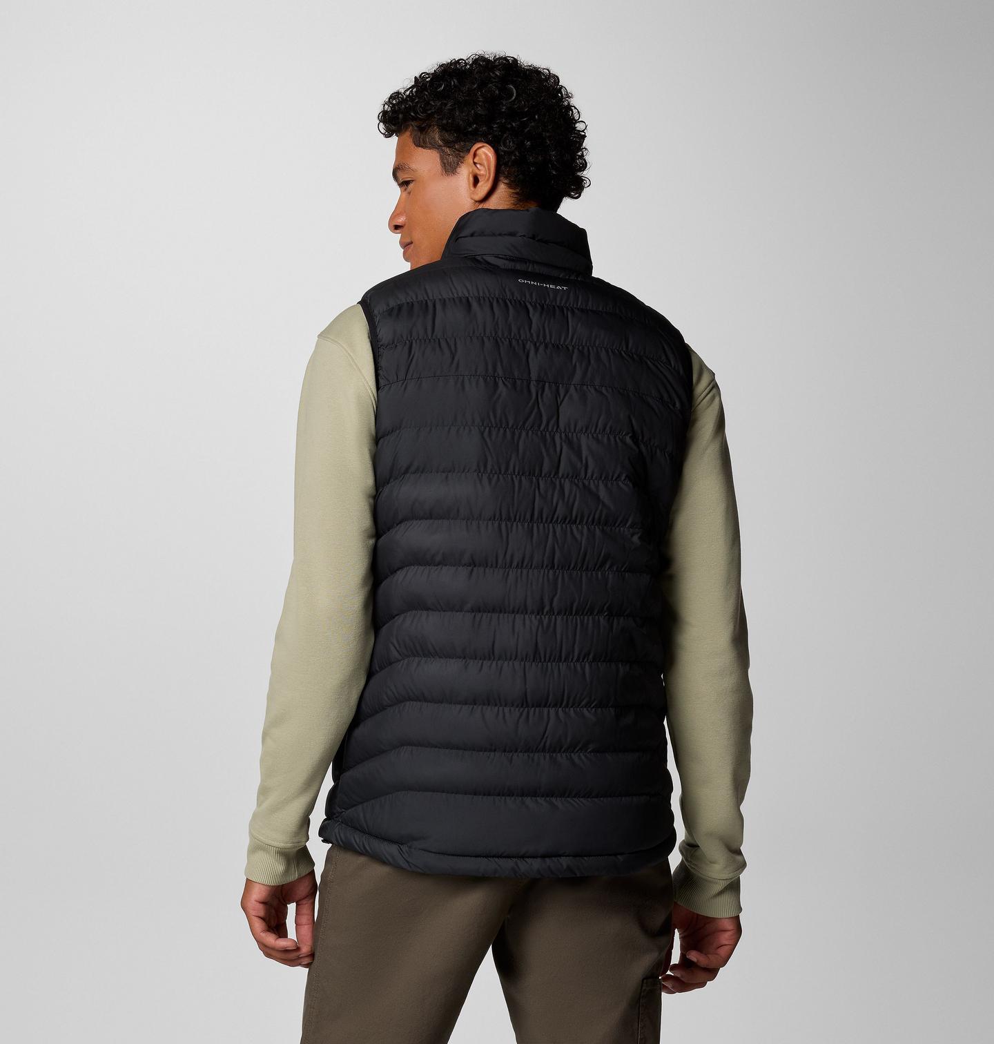 Мужской жилет Columbia Powder Lite II Vest, цвет: Чёрный — фото 2