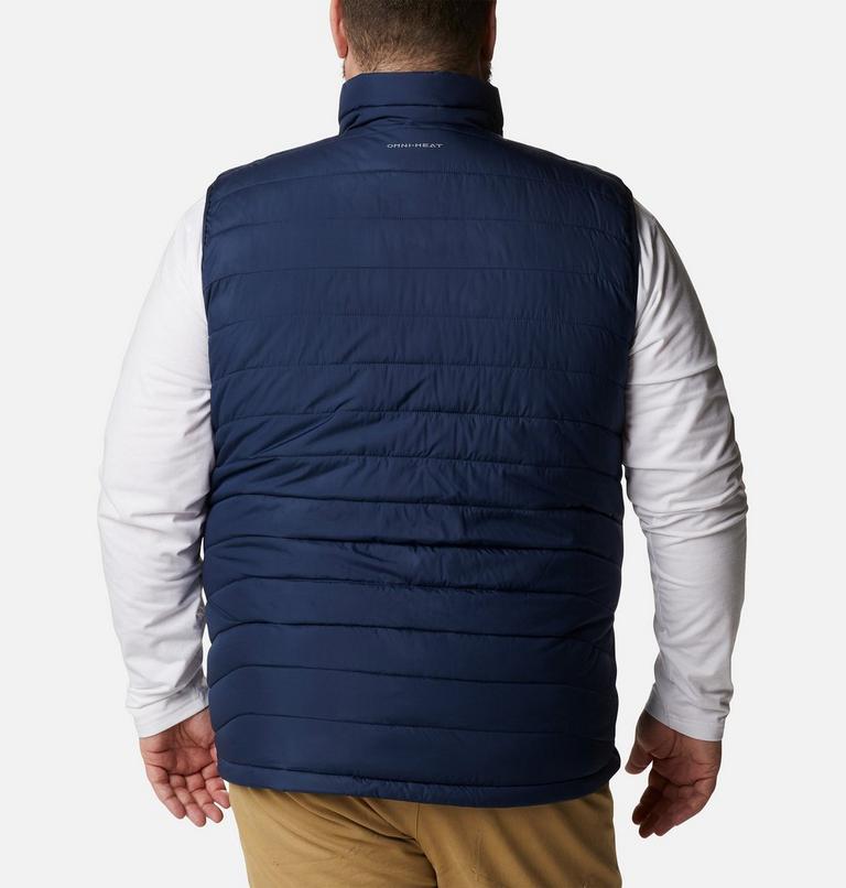 Men's Powder Lite II Insulated Vest - Extended Size, Color: Collegiate Navy, image 2