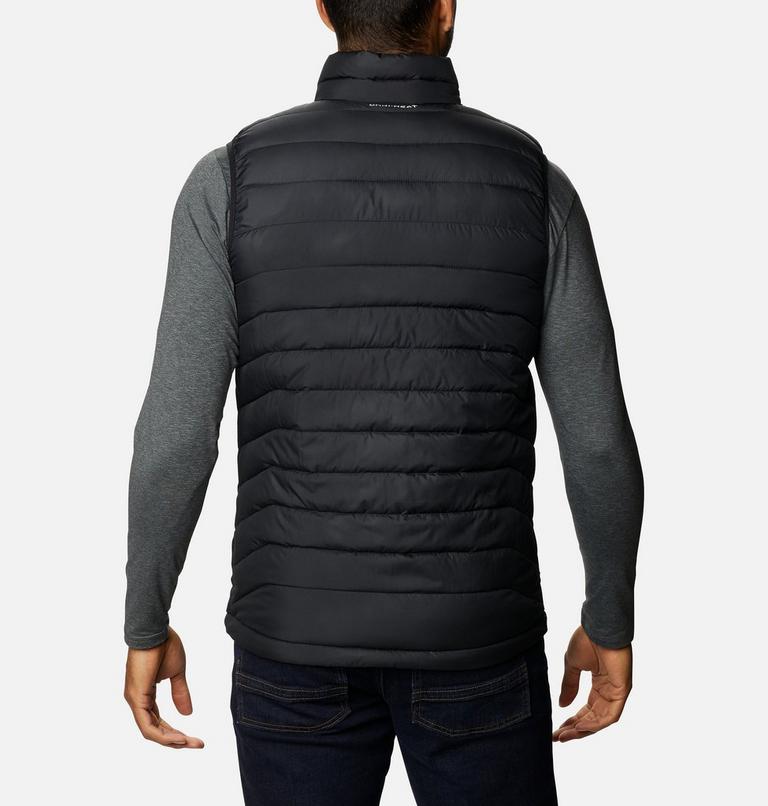 Men's Powder Lite II Insulated Vest, Color: Black, image 2