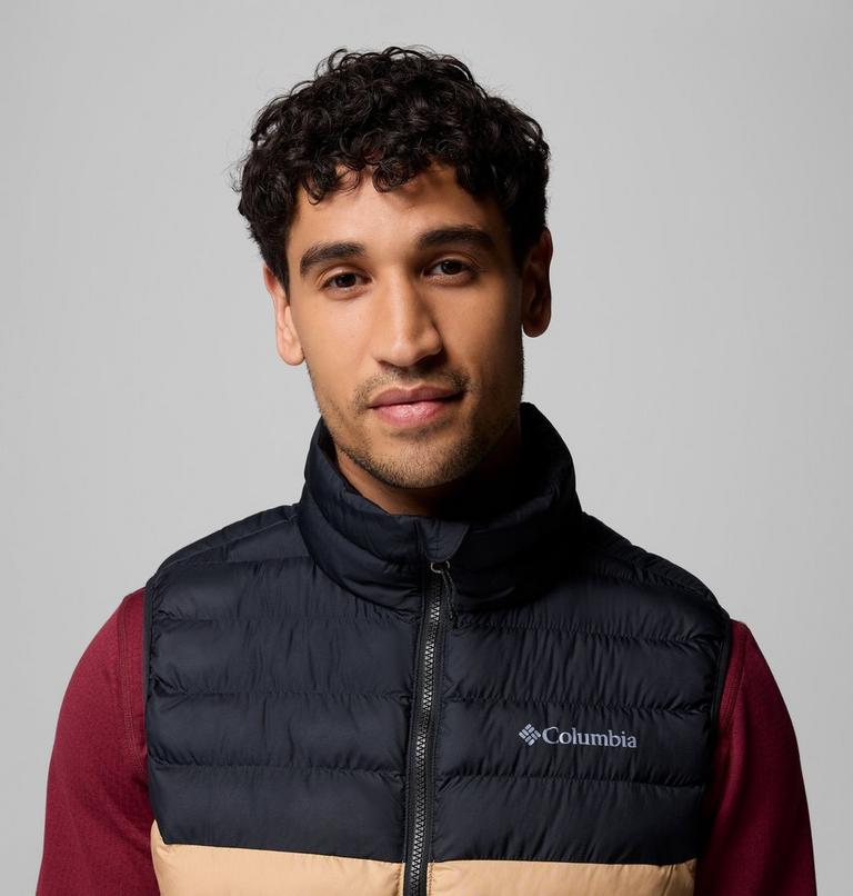 Powder Lite II Vest, Color: Canoe, Black, image 7