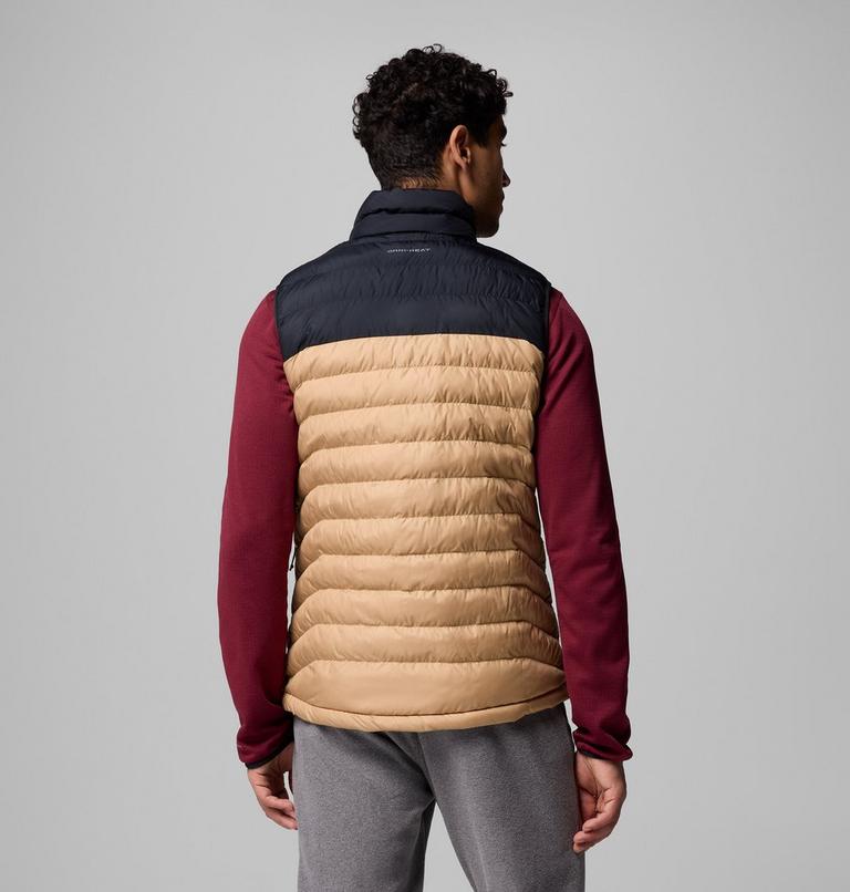 Powder Lite II Vest, Color: Canoe, Black, image 3