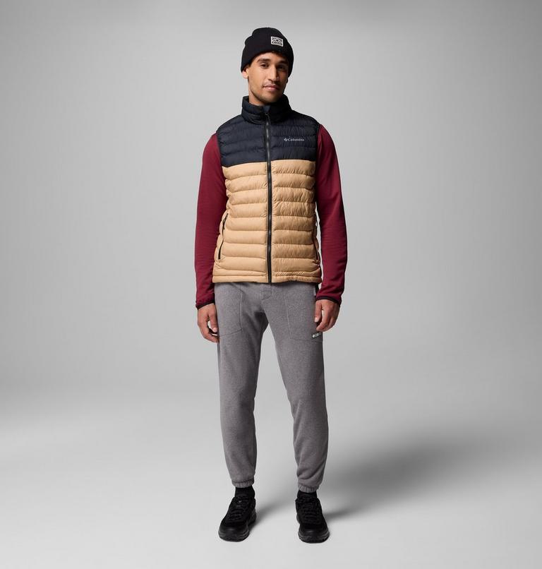 Powder Lite II Vest, Color: Canoe, Black, image 2
