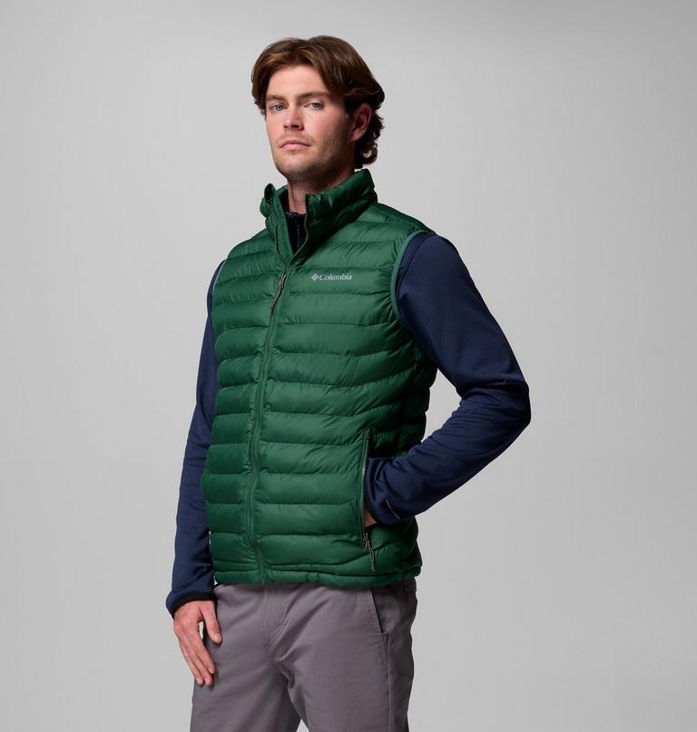 Men's Powder Lite II Insulated Vest, Color: Rain Forest, image 4