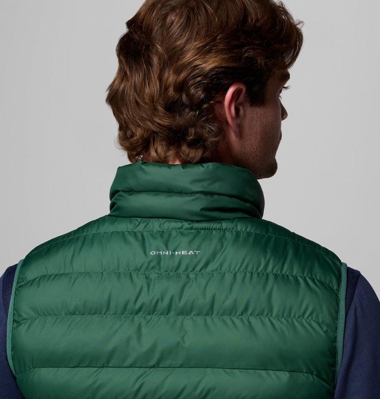 Men's Powder Lite II Insulated Vest, Color: Rain Forest, image 9