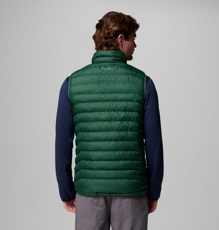 Men's Powder Lite II Insulated Vest, Color: Rain Forest, image 3