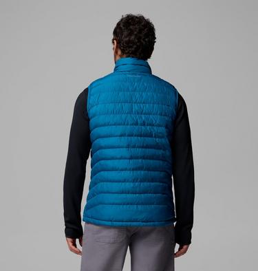 Men's Powder Lite II Insulated Vest, Color: Phoenix Blue, image 7