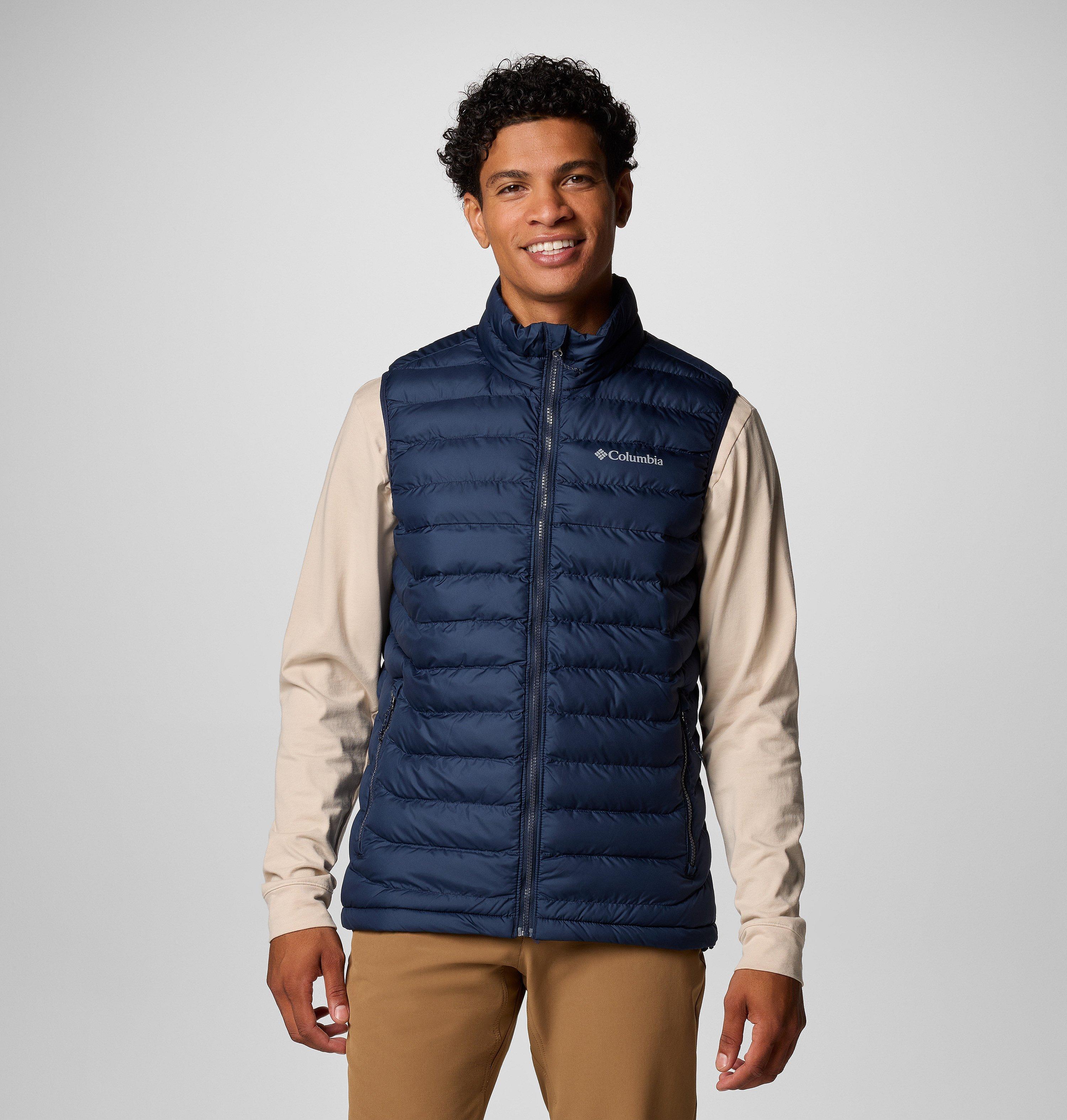 Columbia Sportswear Men's Blue Columbia - Powder Lite™ Ii Insulated Vest - Collegiate Navy Medium
