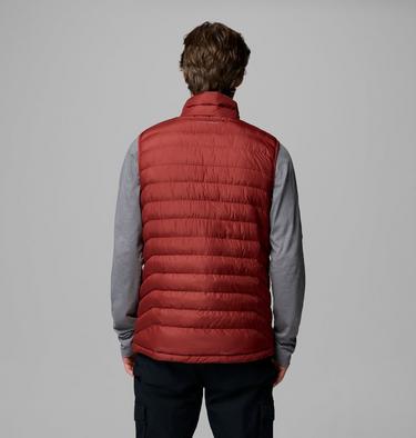 Men's Powder Lite II Insulated Vest, Color: Red Oxide, image 3