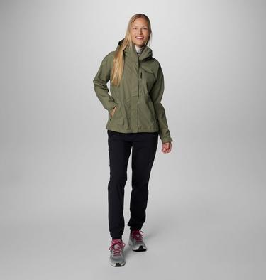Women's Hikebound II Jacket, Color: Stone Green, image 11