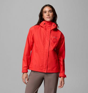 Women's Hikebound II Jacket, Color: Poppy Red, image 1
