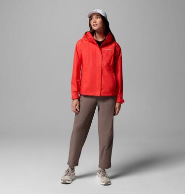 Women's Hikebound II Jacket, Color: Poppy Red, image 2