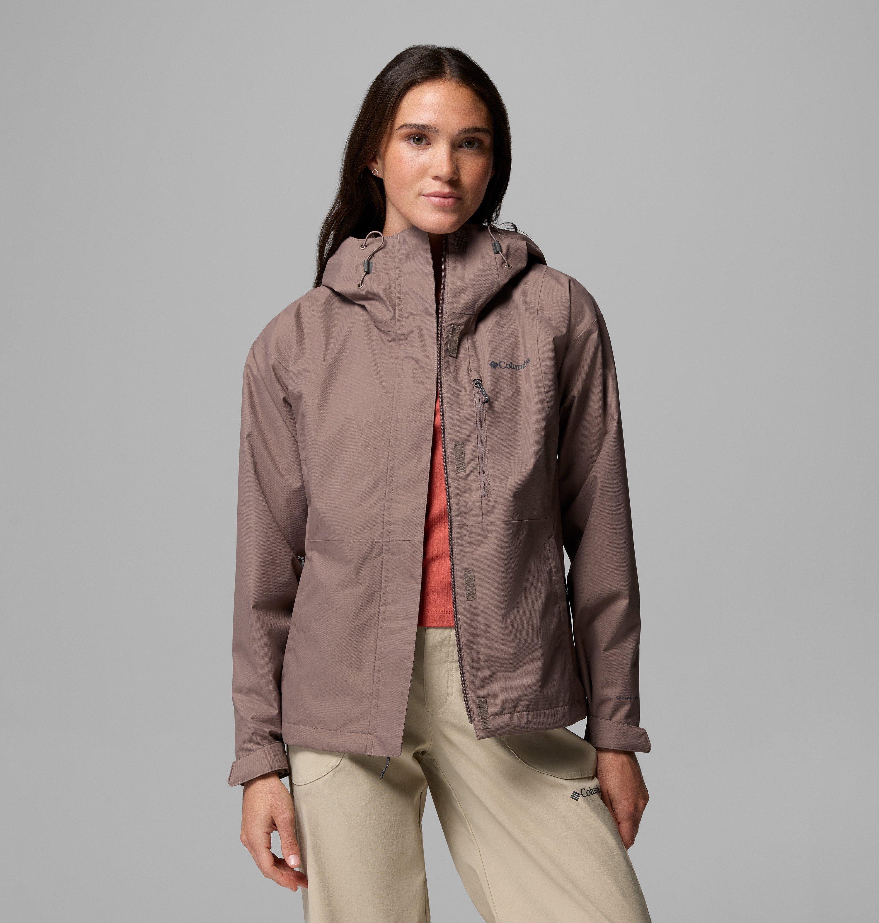 Columbia Sportswear Women's Brown Columbia - Hikebound™ Ii Waterproof Jacket - Iron Large