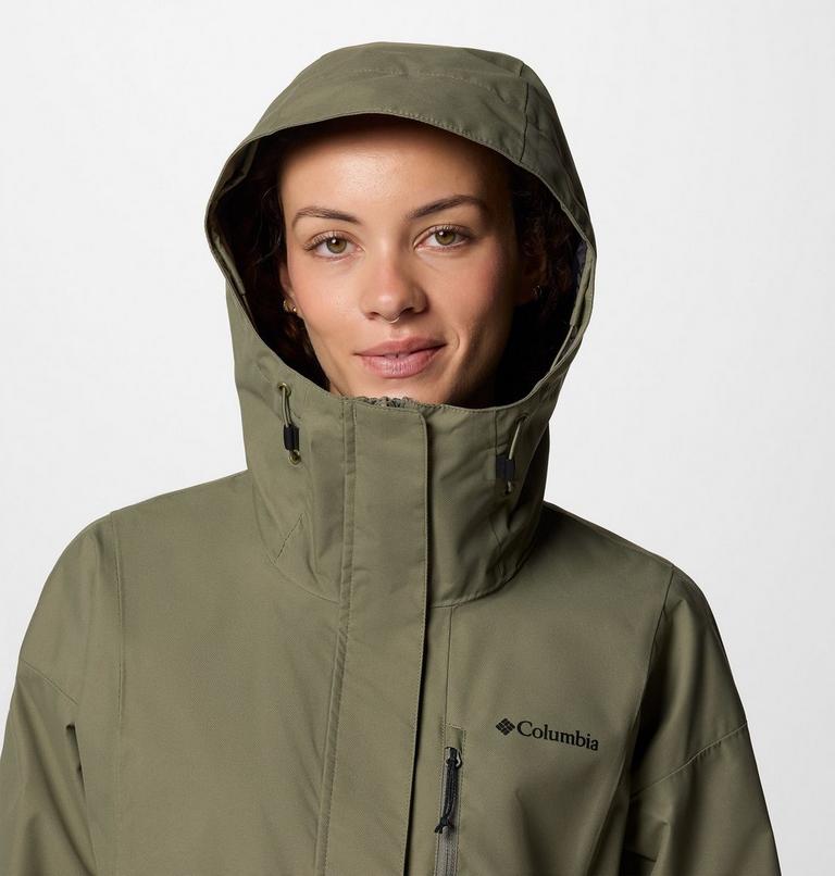Women's Hikebound II Waterproof Jacket, Color: Stone Green, image 5