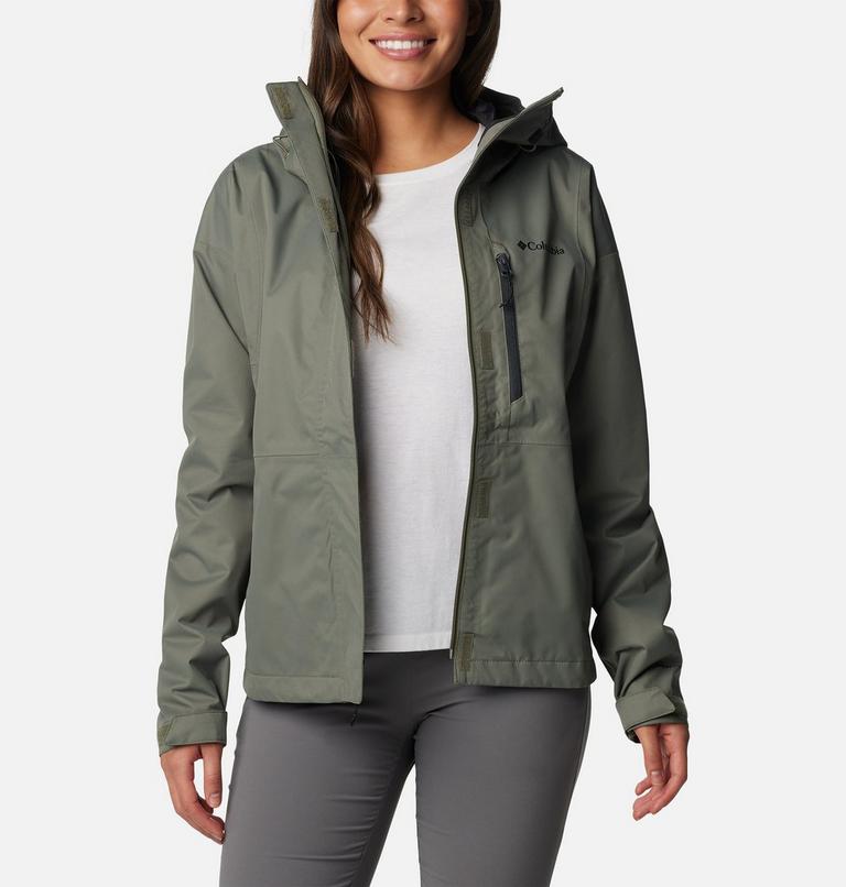 Women's Hikebound II Waterproof Jacket, Color: Stone Green, image 7