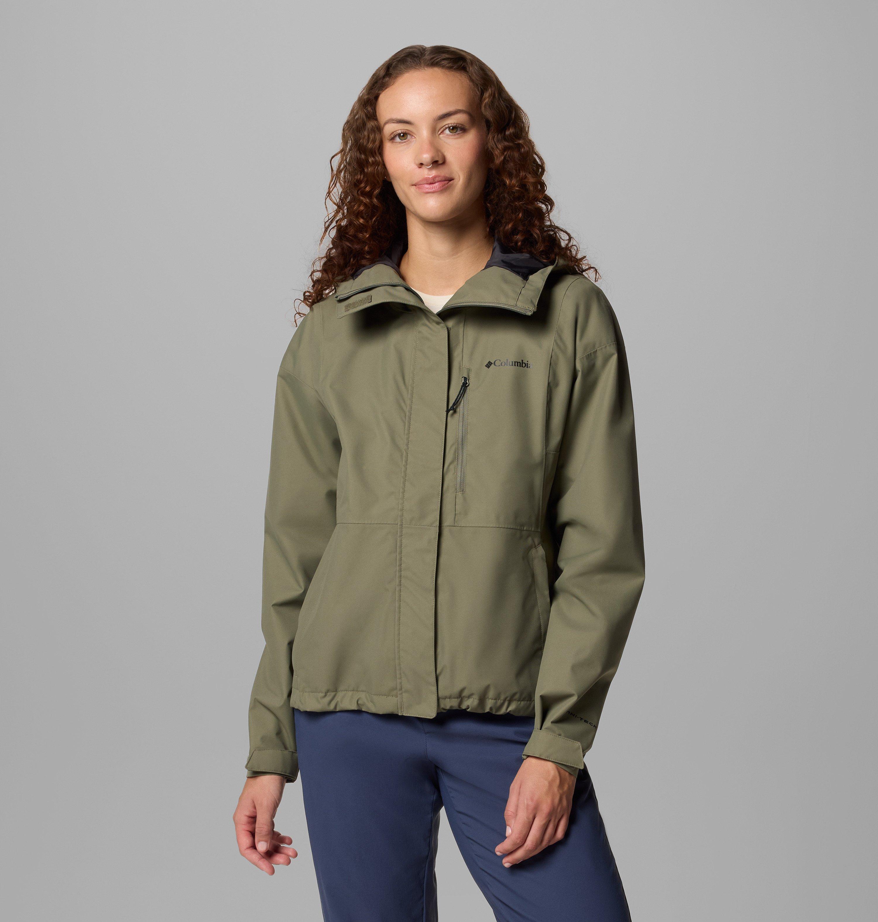 Columbia Sportswear Women's Green Columbia - Hikebound™ Ii Waterproof Jacket - Stone Medium