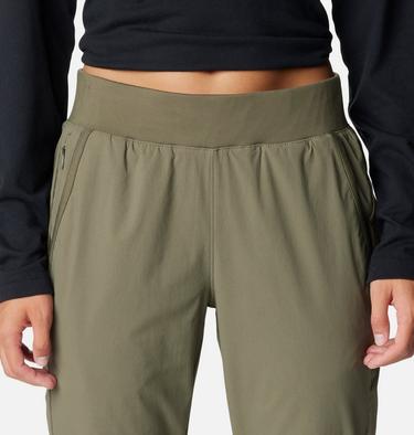 Women's Leslie Falls II Trousers, Color: Stone Green, image 4