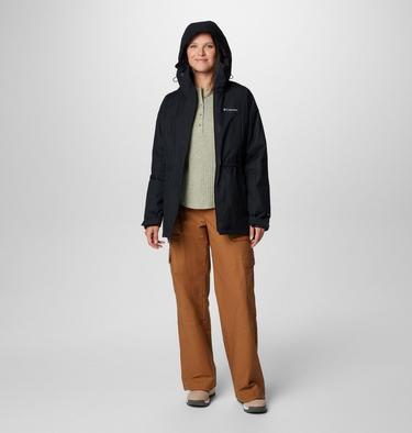Women's Hikebound II Long Insulated Jacket, Color: Black, image 11