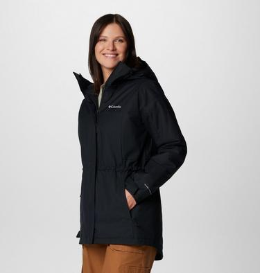 Women's Hikebound II Long Insulated Jacket, Color: Black, image 12