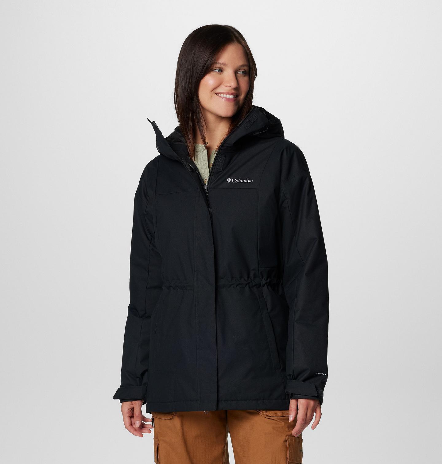 Женская куртка Columbia Hikebound II Long Insulated, цвет: Чёрный — фото 1