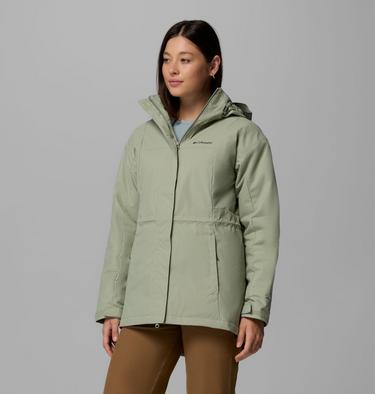 Women's Hikebound II Long Insulated Jacket, Color: Safari, image 3