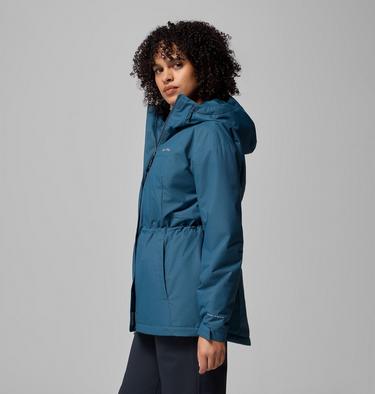 Women's Hikebound II Long Insulated Jacket, Color: Everblue, image 8