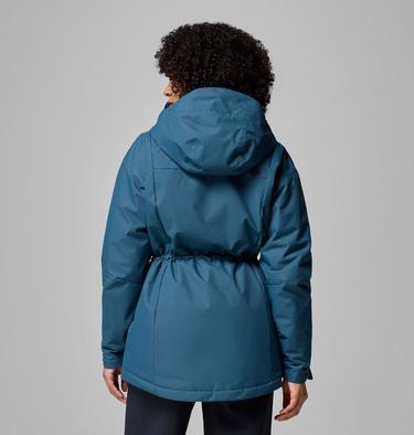 Women's Hikebound II Long Insulated Jacket, Color: Everblue, image 7
