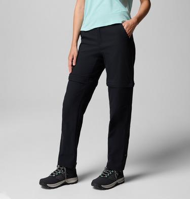 Pantalones convertibles de senderismo Leslie Falls para mujer, Color: Black, image 3