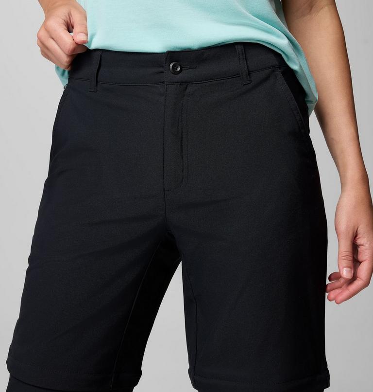 Women's Leslie Falls Hiking Convertible Trousers, Color: Black, image 4