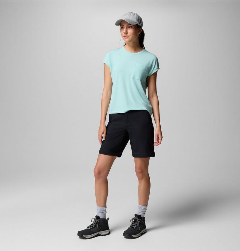 Women's Leslie Falls Hiking Convertible Trousers, Color: Black, image 11