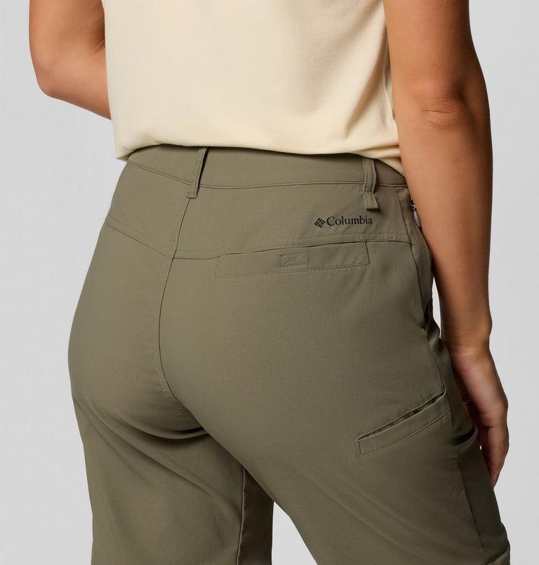 Women's Leslie Falls Hiking Convertible Trousers, Color: Stone Green, image 5