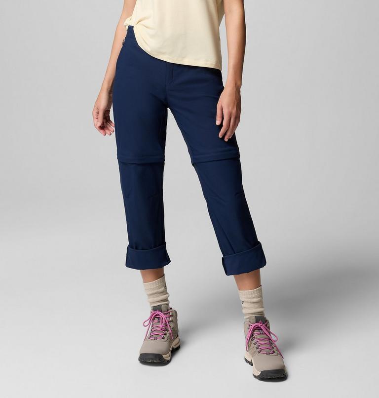 Women's Leslie Falls Hiking Convertible Trousers, Color: Collegiate Navy, image 8