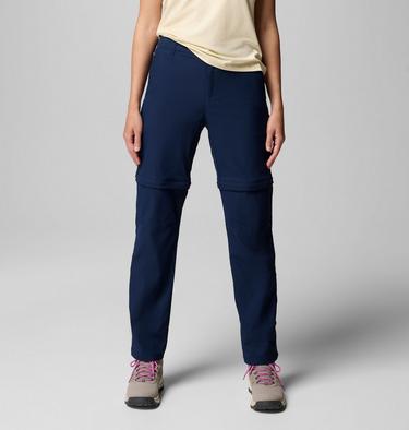 Pantalones convertibles de senderismo Leslie Falls para mujer, Color: Collegiate Navy, image 1