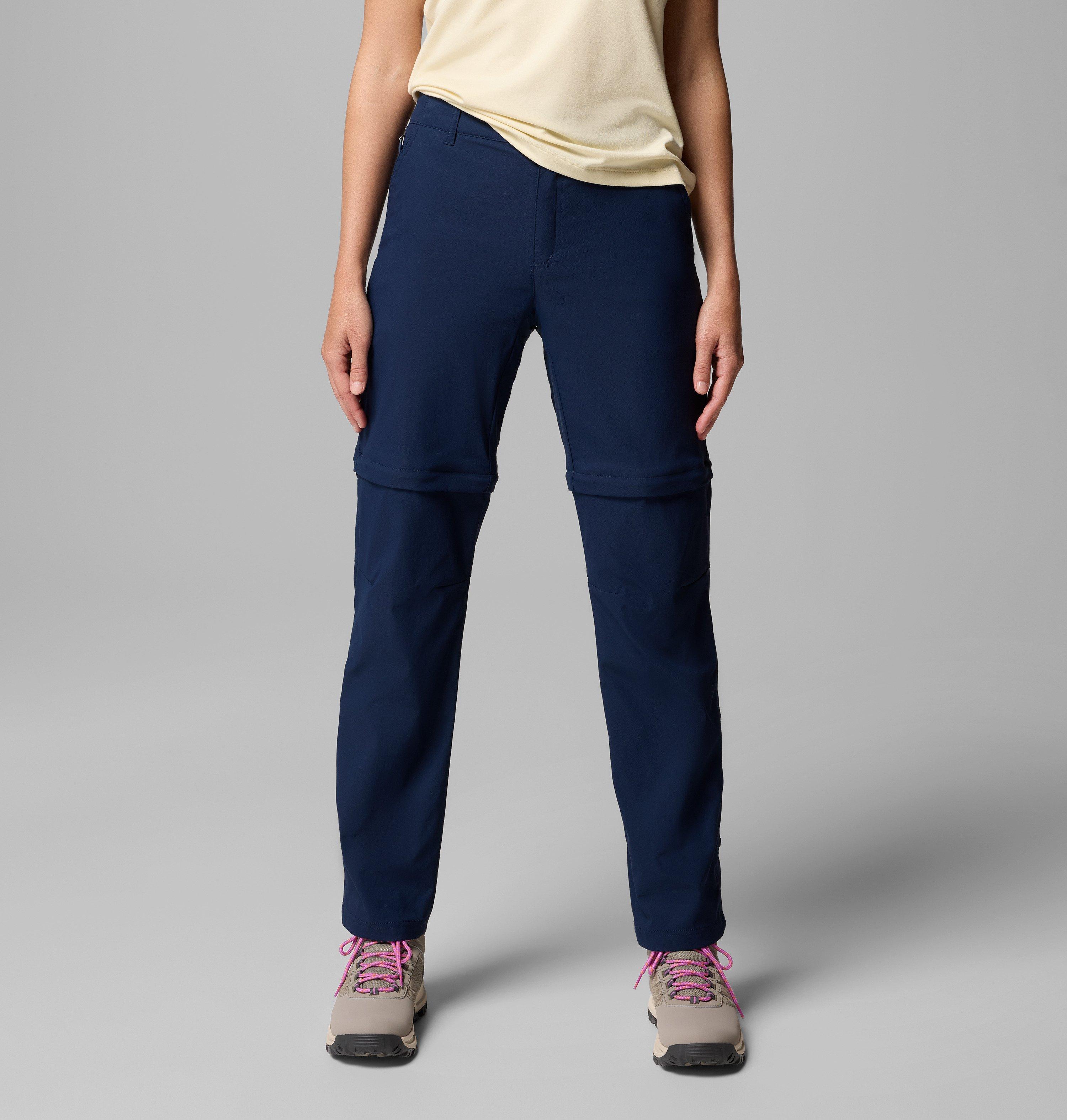 Columbia Sportswear Women's Blue Columbia - Leslie Falls™ Hiking Convertible Trousers - Collegiate Navy Size 14 Uk
