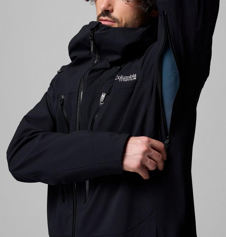 Chaqueta shell de esquí impermeable Platinum Peak II 3L para hombre, Color: Black, image 8