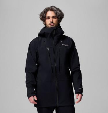 Men's Platinum Peak II 3L Waterproof Ski Shell, Color: Black, image 3
