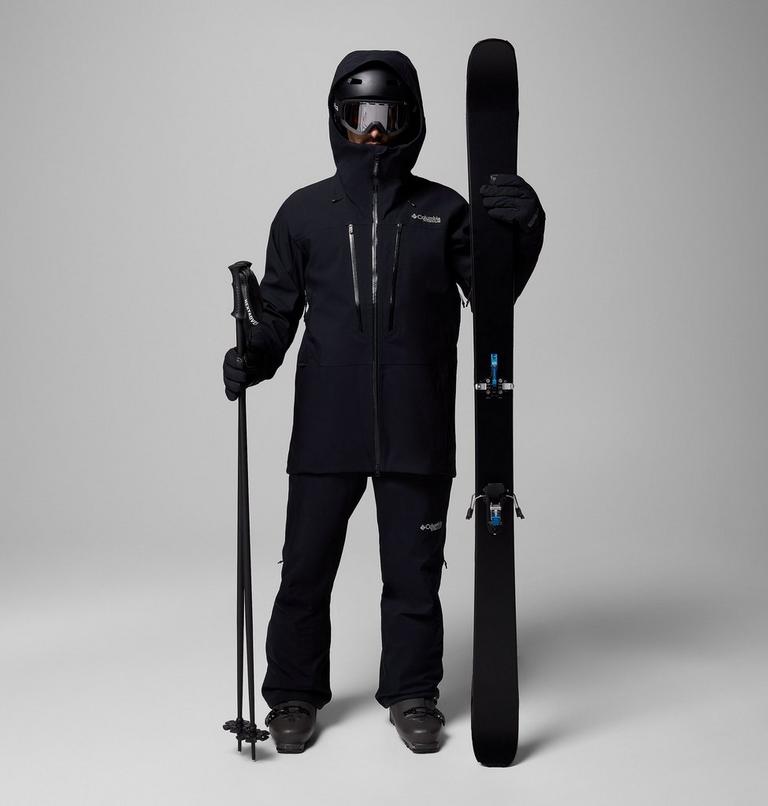 Chaqueta shell de esquí impermeable Platinum Peak II 3L para hombre, Color: Black, image 2