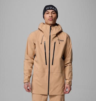 Men's Platinum Peak II 3L Waterproof Ski Shell, Color: Canoe, image 1