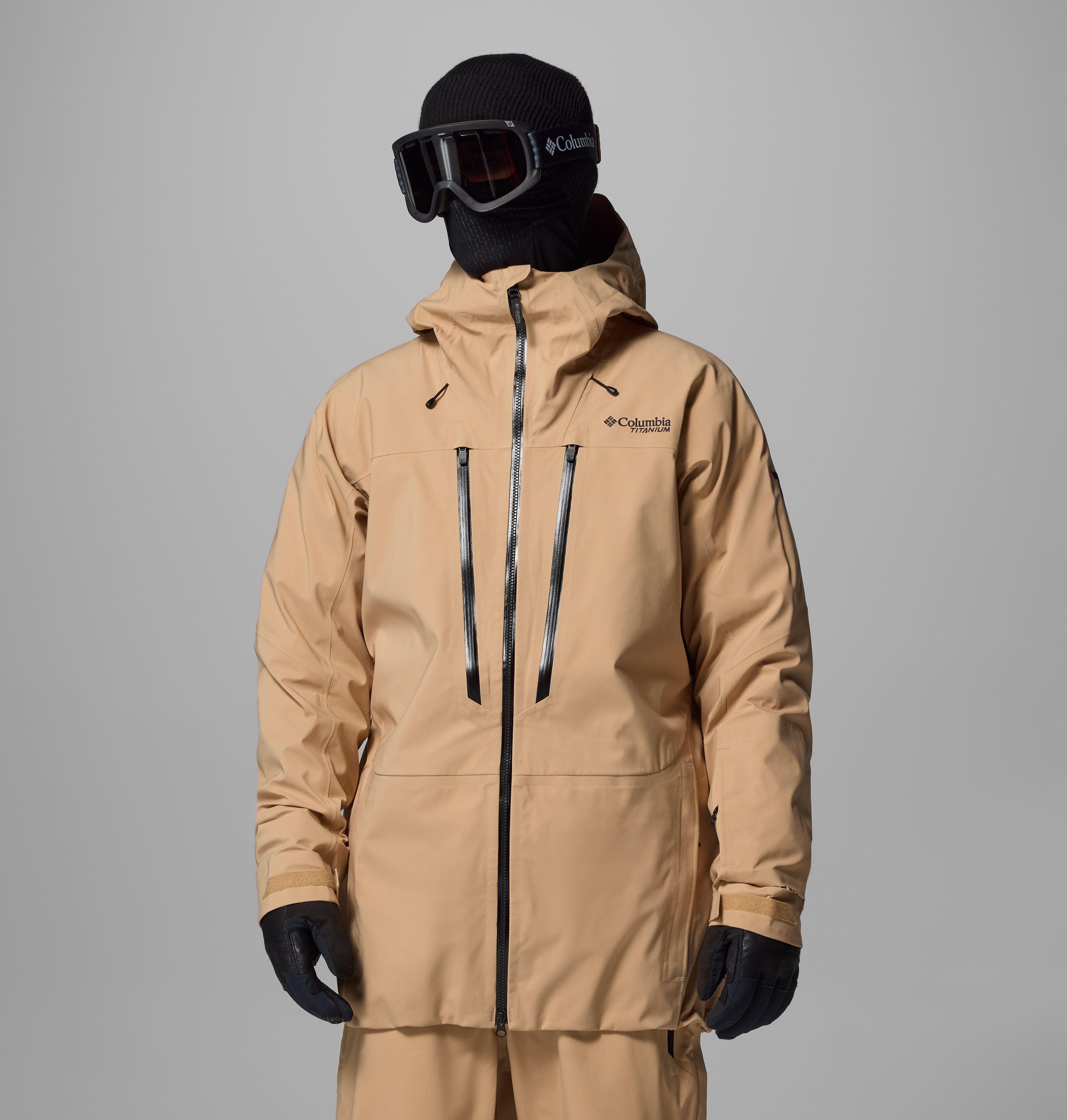 Columbia Sportswear Men's Brown Columbia - Platinum Peak™ Ii 3L Waterproof Ski Shell - Canoe Extra Large