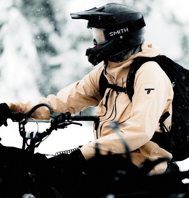 Men's Platinum Peak II 3L Waterproof Ski Shell, Color: Canoe, image 17