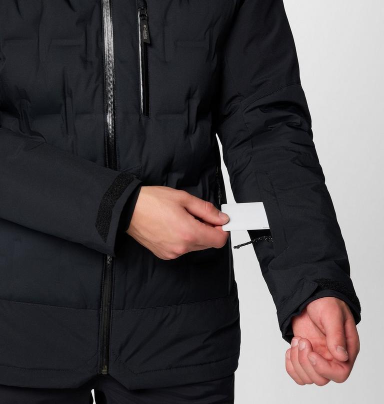 Chaqueta de esquí impermeable de plumón con capucha Wild Card IV para hombre, Color: Black, image 8