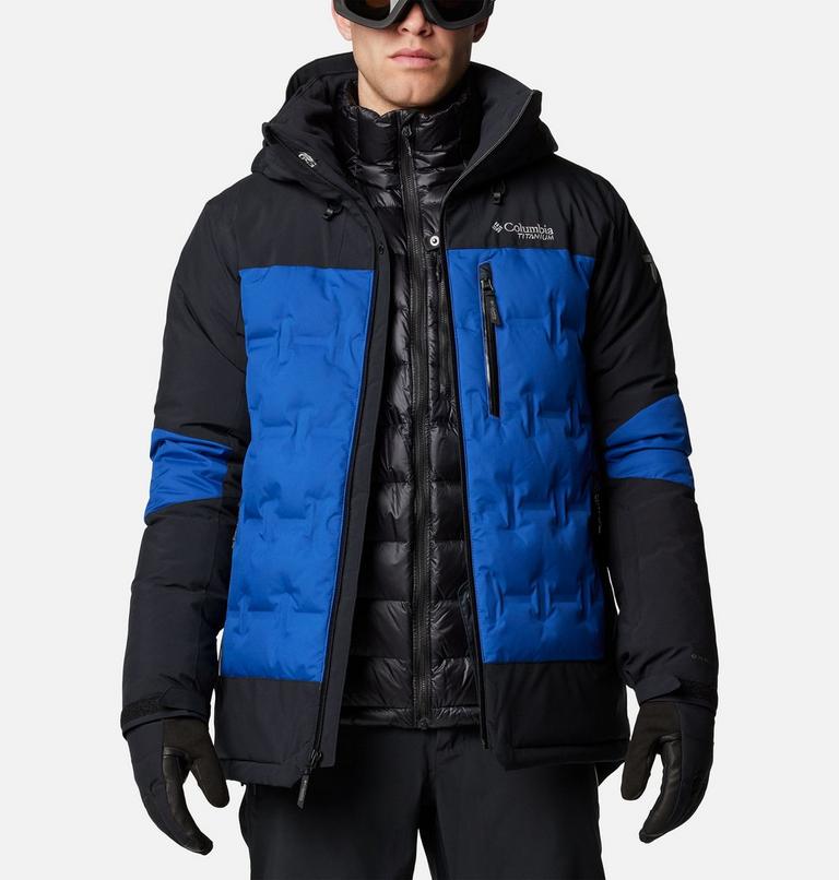 Veste de Ski en Duvet Imperméable à Capuche Wild Card IV Homme, Color: Mountain Blue, Black, image 11