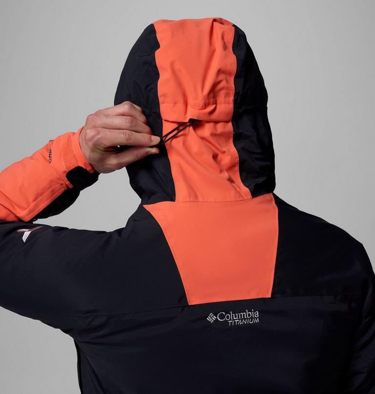 Men's Cirque Bowl Waterproof Insulated Ski Jacket, Color: Black, Zing, image 13