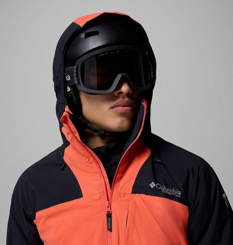 Men's Cirque Bowl Waterproof Insulated Ski Jacket, Color: Black, Zing, image 14