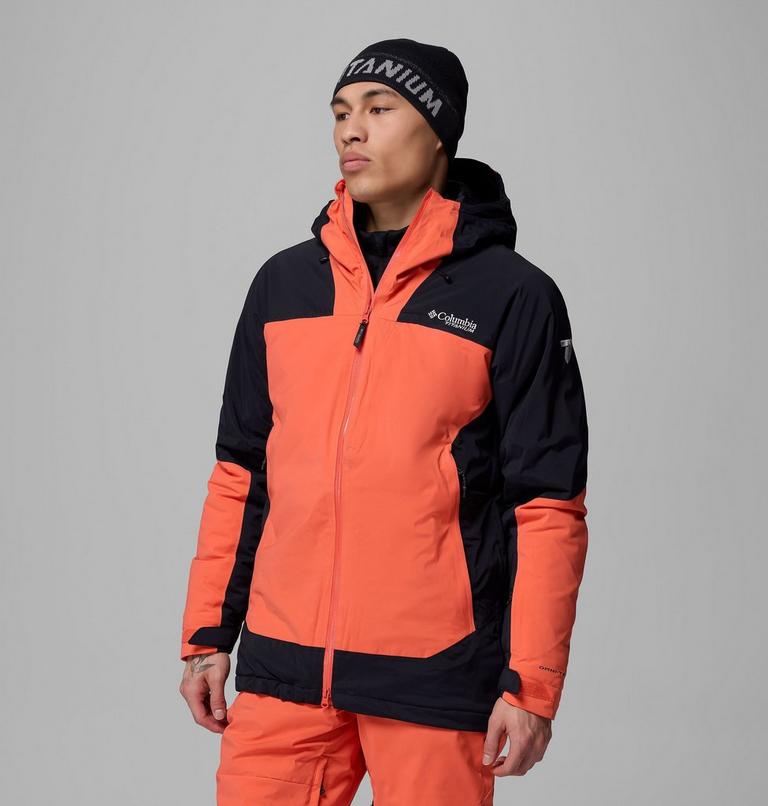 Men's Cirque Bowl Waterproof Insulated Ski Jacket, Color: Black, Zing, image 4