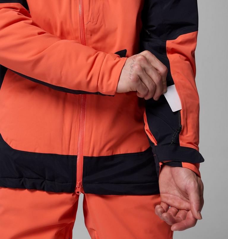 Men's Cirque Bowl Waterproof Insulated Ski Jacket, Color: Black, Zing, image 10